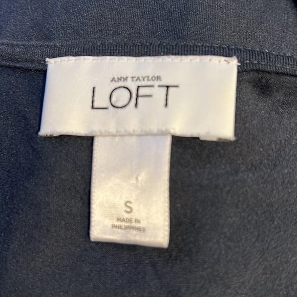 LOFT Sleeveless dress elastic at neckline and bodice size small - Picture 8 of 9